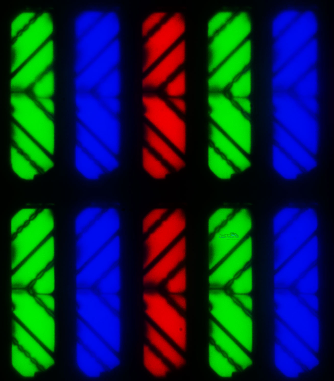 Makrosvět LCD obrazovky