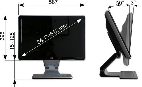 HP w2408h: pěkná čtyřiadvacítka