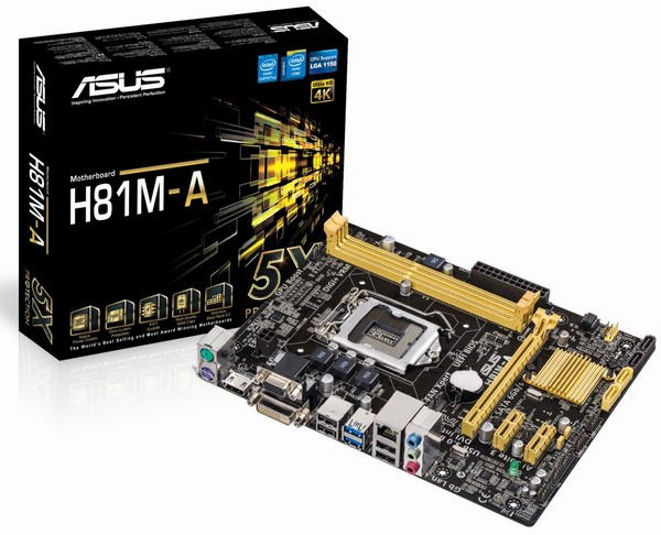 Asus si připravil celou novou řadu desek s Intel H81