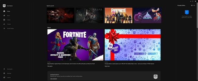 Epic Games launcher nadměrně zatěžuje systém
