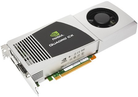NVIDIA a profesionální karty Quadro CX