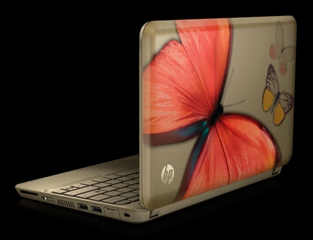 HP Mini 210 Vivienne Tam Edition - netbook s motýlími křídly