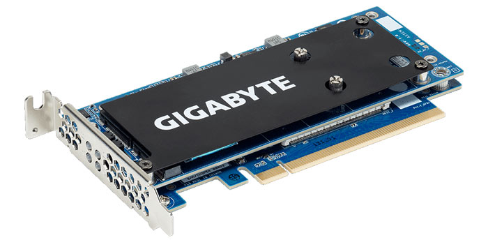 Gigabyte nabízí PCIe karty pro až čtyři M.2 SSD