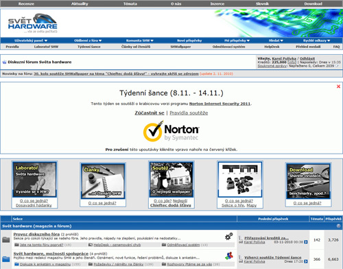 Týdenní šance se Symantecem (22. - 28.11.)