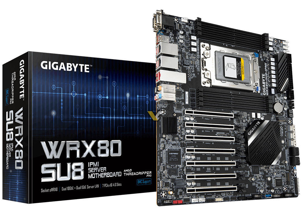 Gigabyte WRX80 SU8: osm kanálů pro Threadripper