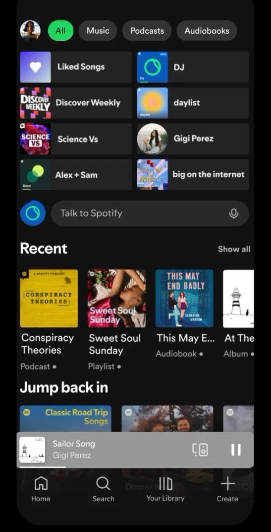 Talk to Spotify