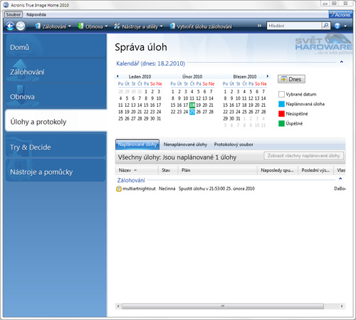 Acronis True Image Home 2010: co umí?