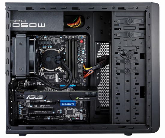 CM Force 500: levná skříň pro ATX se zdrojem nahoře