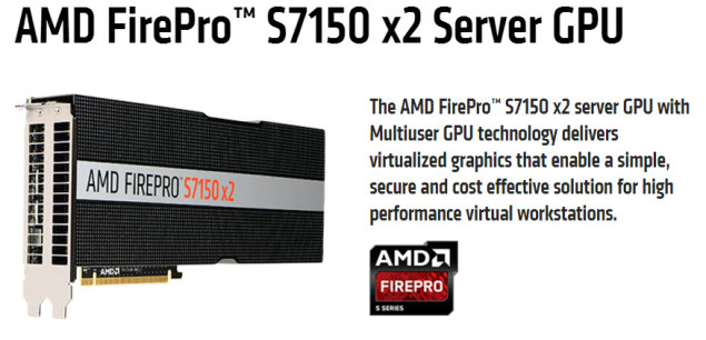 AMD FirePro S7150 a S7150 x2: profi karty s čipy Tonga