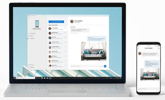  Microsoft Windows 10 build 17728 úzce sváže naše PC s telefonem