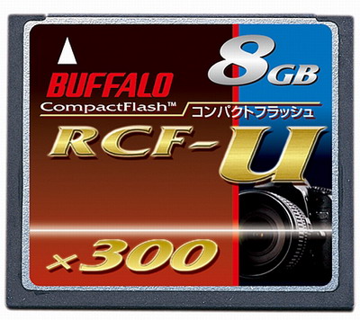 Buffalo a CompactFlash 300x paměťová karta