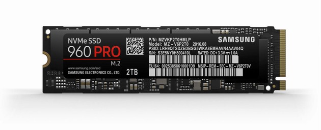 Samsung SSD 960 EVO a PRO: vysoký výkon, kapacita a NVMe