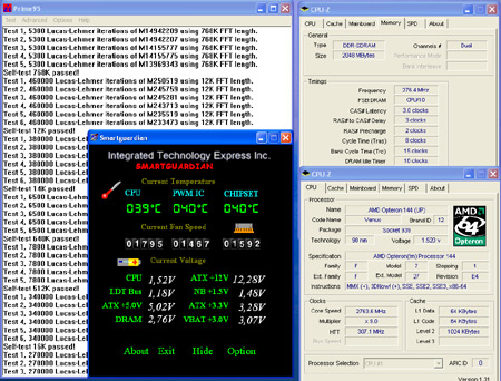 Corsair TWINX2048-4400PRO (2x 1024 MB)