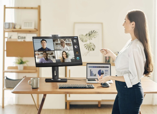 Monitor ViewSonic VG56V přináší webkameru s LED světly