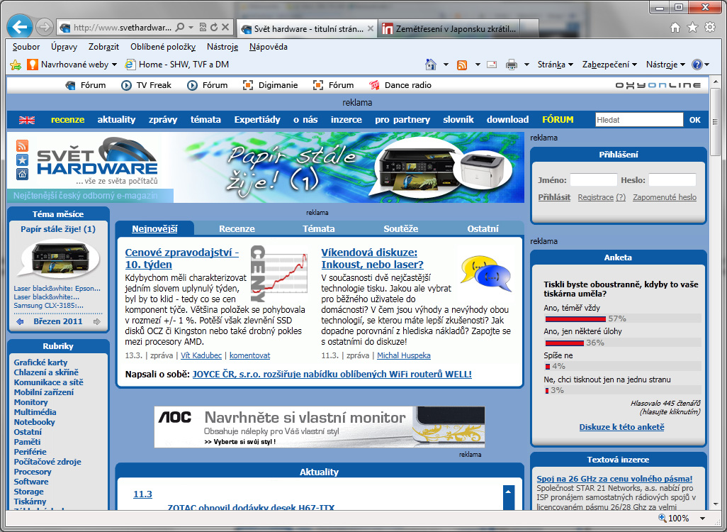 Internet Explorer 9: rychlejší a jednodušší?
