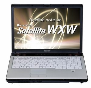 Toshiba Satellite WXW: 17" notebook s GeForce 8700M GT