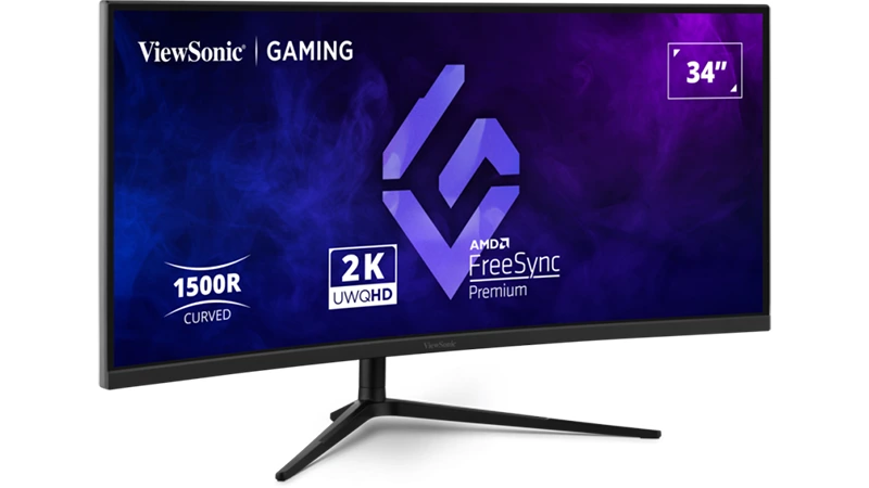 ViewSonic uvedl levný 34" zakřivený monitor VX3418C-2K se 180 Hz
