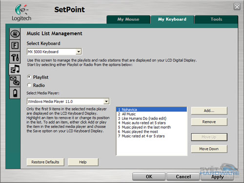 Logitech Cordless Desktop MX 5000 Laser