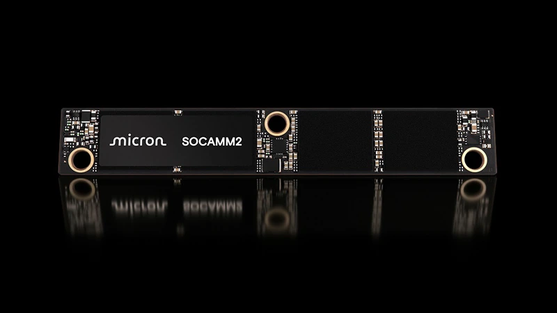 Micron začal dodávat 192GB paměťové moduly SOCAMM2
