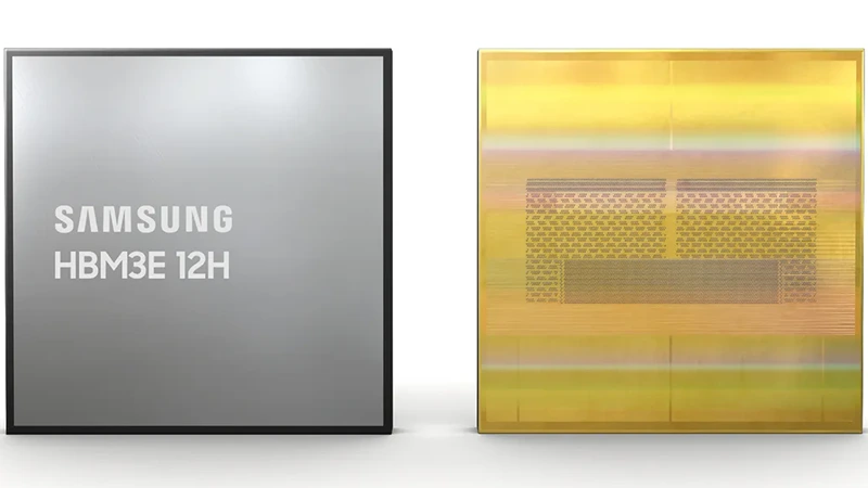 Samsung uvádí 12vrstvé paměti HBM3E, přináší kapacitu 36 GB na čip