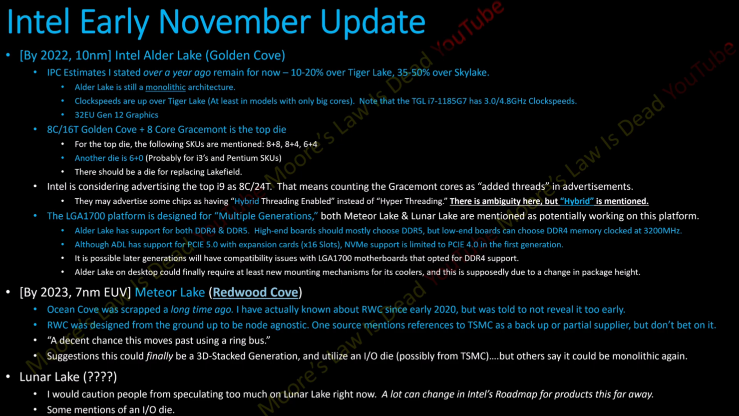Intel a nová generace CPU: 7nm Redwood Cove a další
