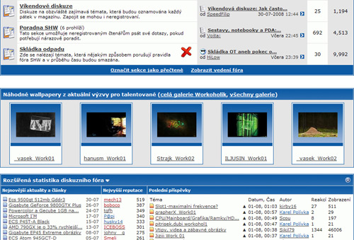 SHWallpaper - 11. kolo Workoholik: počátek hodnocení