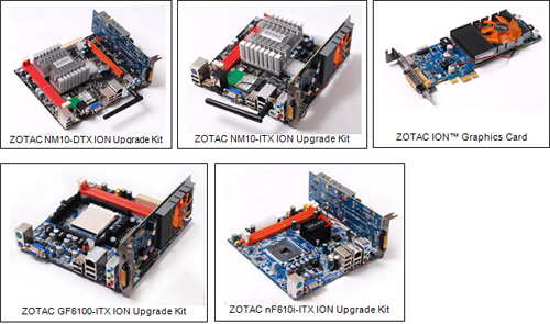 ZOTAC uvádí první počítačové kity s platformou ION