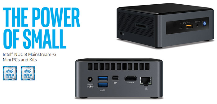 Intel vypustil na trh NUC generace Islay Canyon s Radeonem