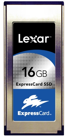 Lexar a 16GB ExpressCard SSD
