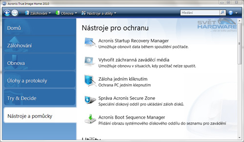 Acronis True Image Home 2010: co umí?