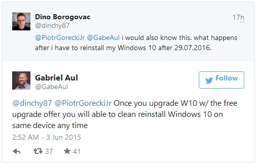 Jak to bude s čistou instalací Windows 10 při bezplatném upgradu