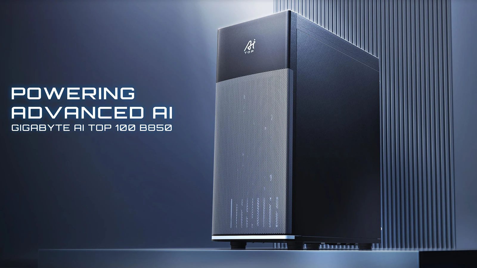 Počítač Gigabyte AI TOP 100 B850 láká na dva 32GB Radeony