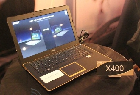 MSI X-Slim X400 a X600 s Intel CULV