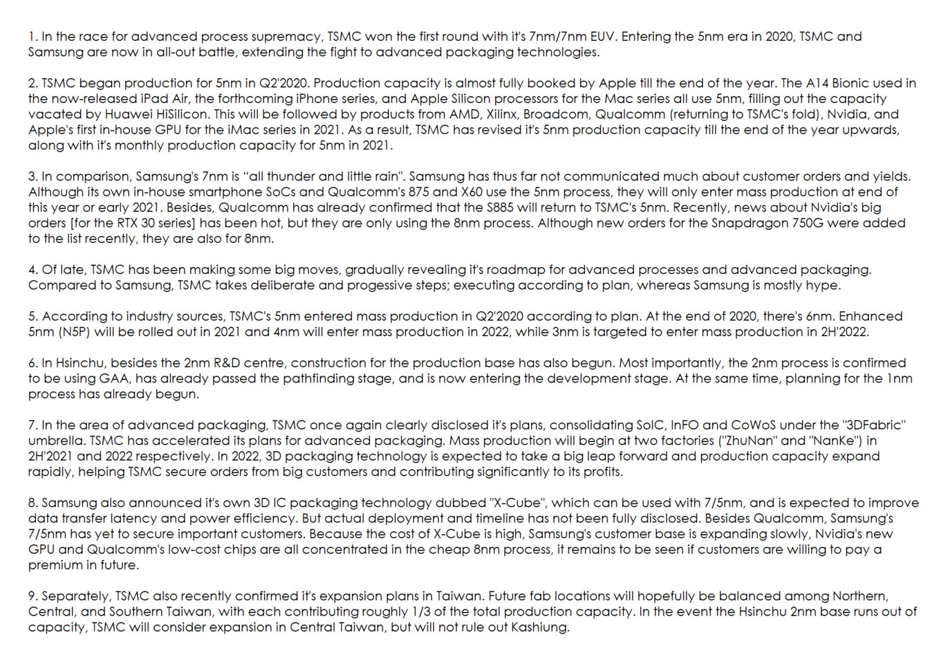 TSMC odstartovala stavbu továrny pro 2nm čipy, Čína žádá soběstačnost