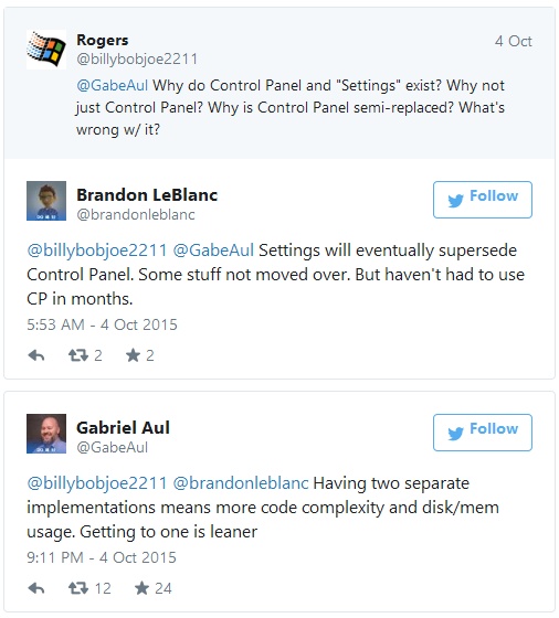 Ovládací panely ve Windows 10 časem skončí