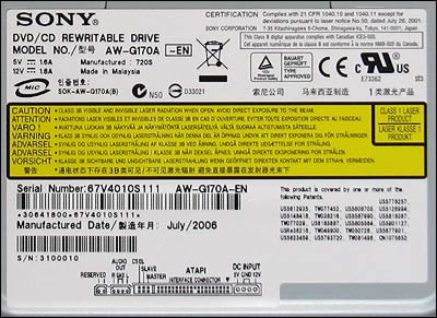 SONY AW-G170A-EN, horká novinka na trhu