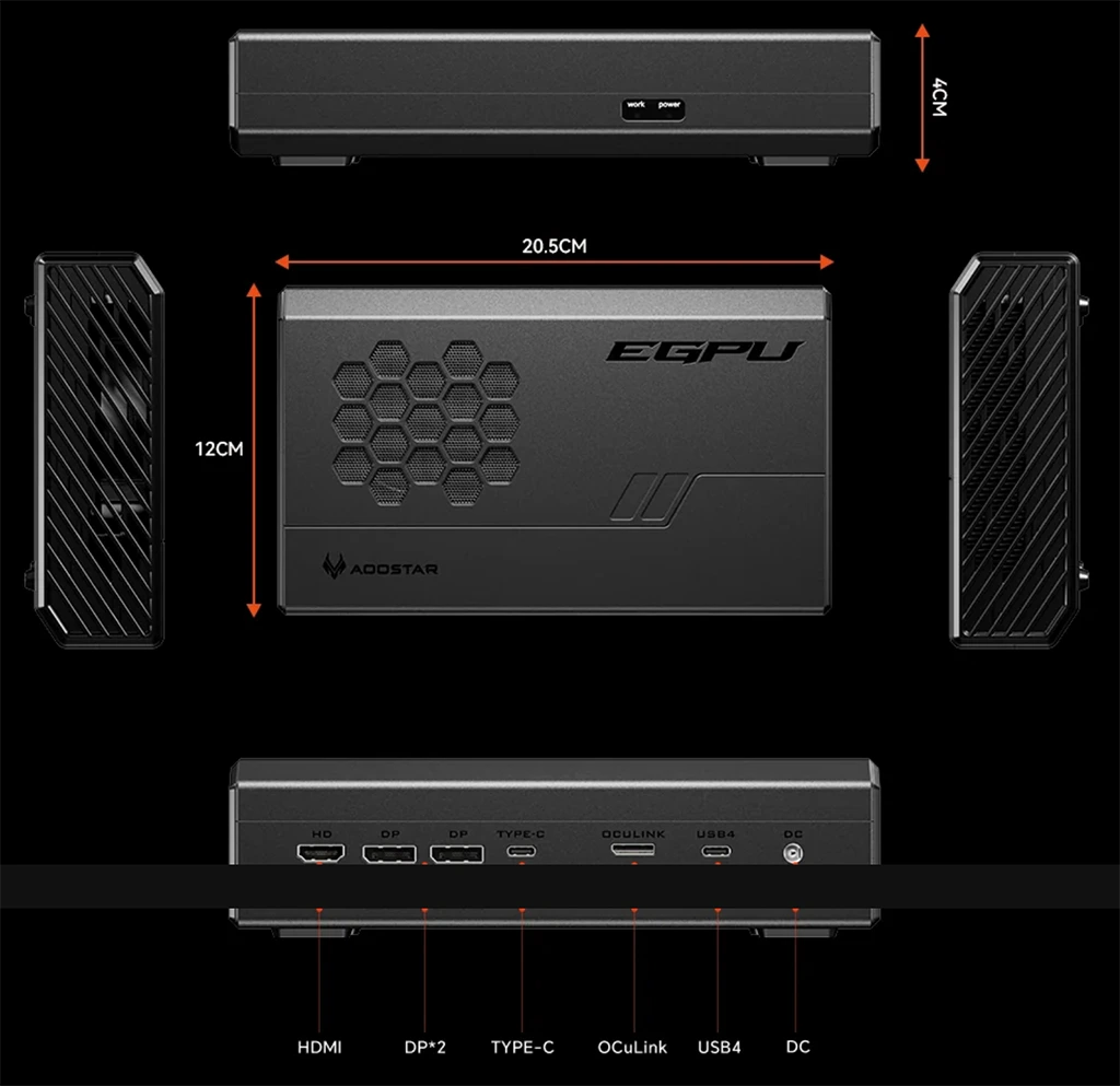 Nové eGPU od AOOStaru má Radeon RX 7600 XT a připojuje se přes USB4