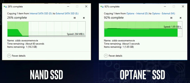 Intel 3D XPoint: 2GB/s přes Thunderbolt 3 a 15 TB na SSD