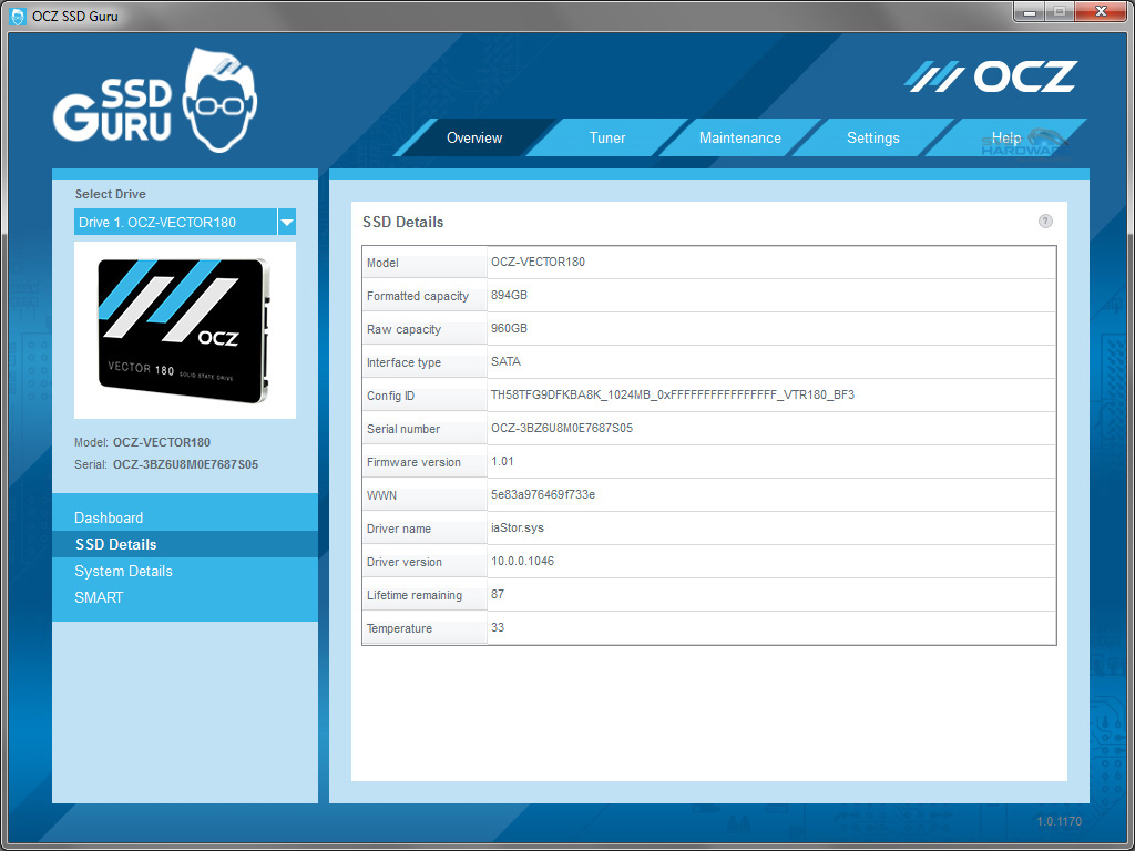 OCZ Vector 180: SSD s ochranou