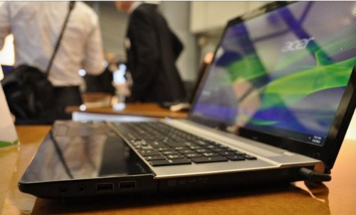 Notebook Acer V3 s platformou Ivy Bridge vyobrazen