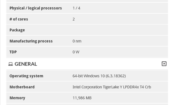 Core i7-1185G7: Tiger Lake se ukázal v testech