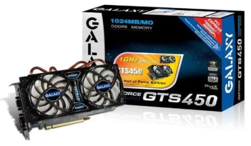GeForce GTS 450 s jádrem taktovaným na 1 GHz