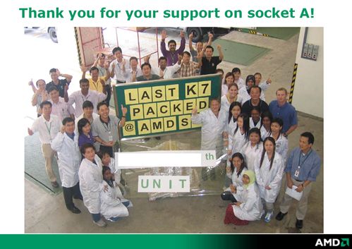 Procesory pro Socket A definitivně končí
