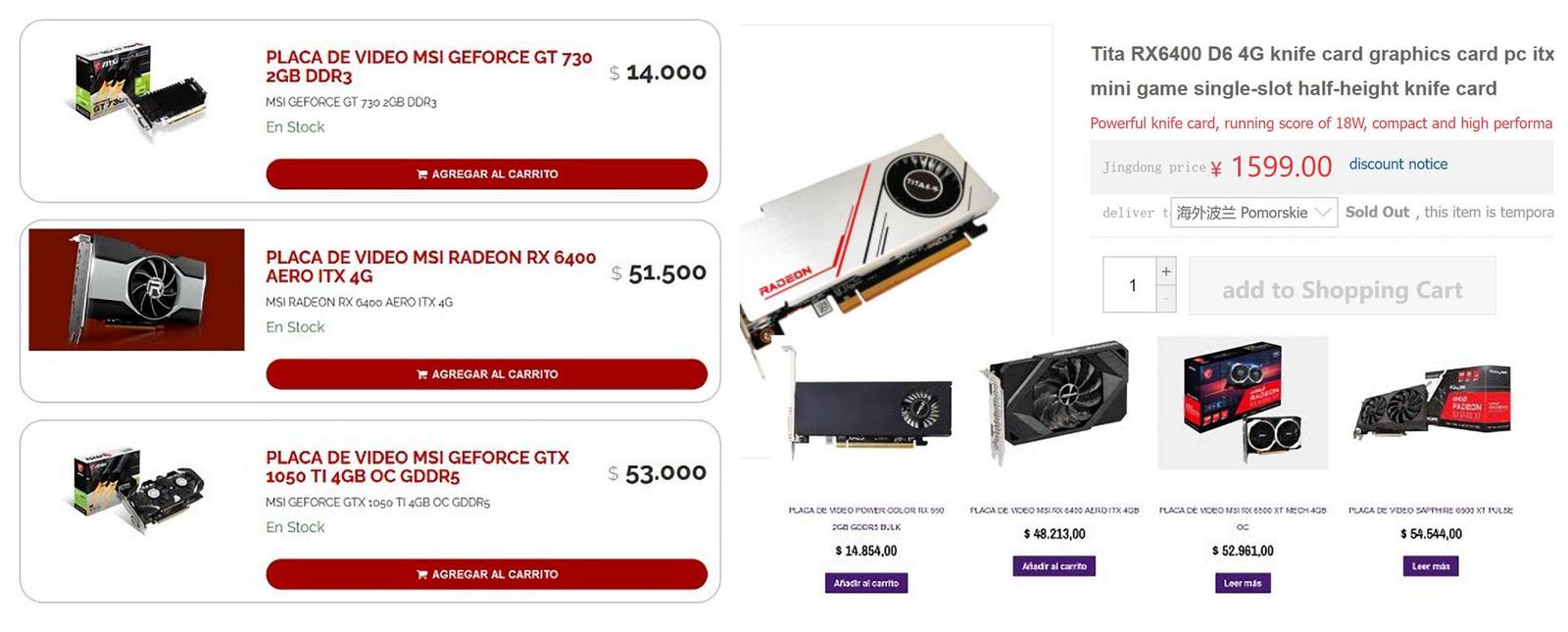 Radeon RX 6400 od AIB potichu vklouzl na trh, ceny zatím nenadchnou