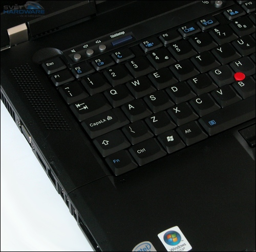 Test herních notebooků: Lenovo ThinkPad R500