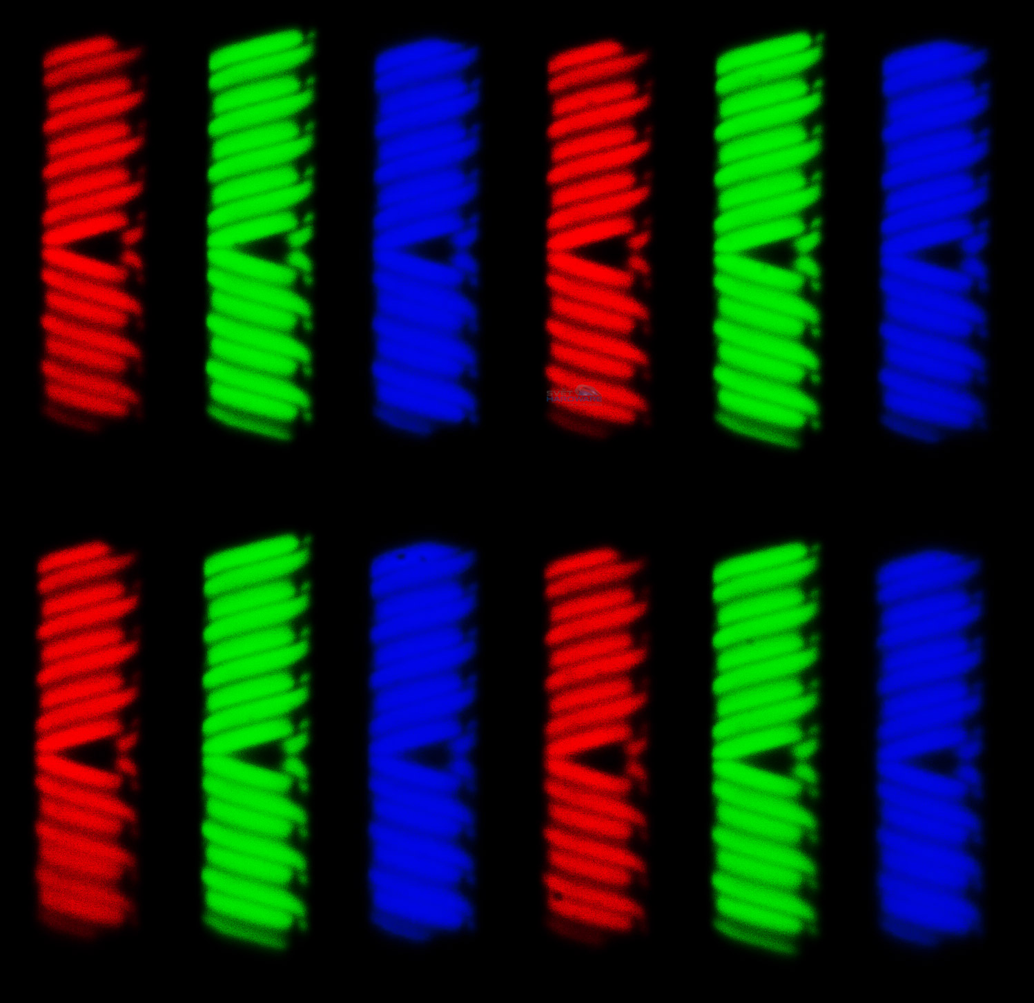 Makrosvět LCD obrazovky
