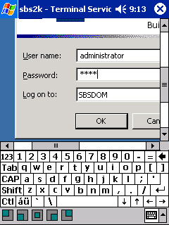 Tenký klient pro W2000 server k dispozii pro PocketPC 2002