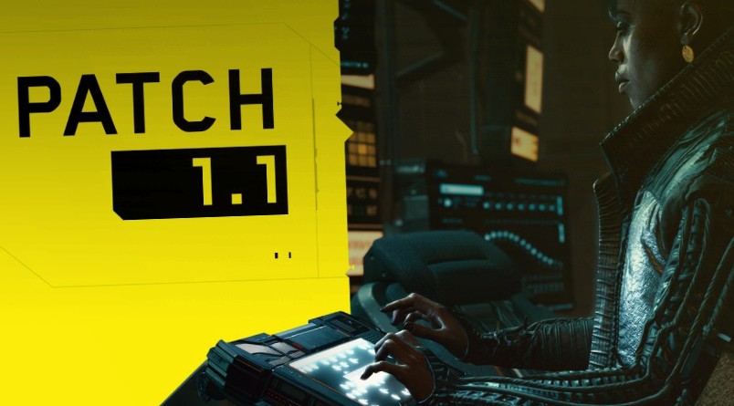Cyberpunk 2077 dostal patch na verzi 1.1, herní vylepšení přijdou později