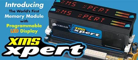 Paměti Corsair XPERT s LEDkami a displejem