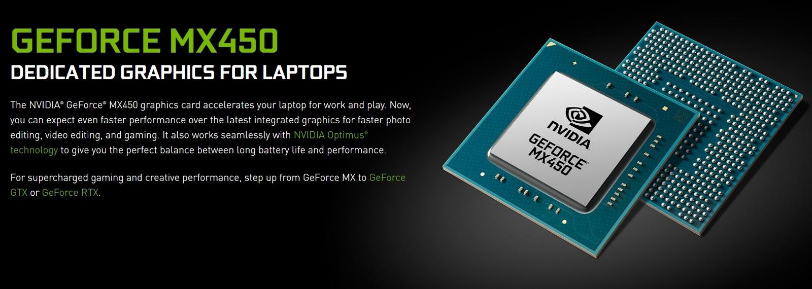 NVIDIA MX450: první GeForce s rozhraním PCIe 4.0